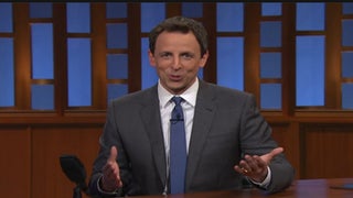 Seth Meyers: Stephen Colbert Is ‘Perfect Replacement’ for David Letterman (Video)