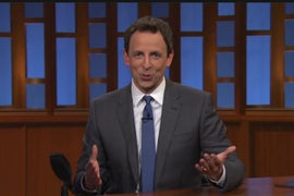 Seth Meyers: Stephen Colbert Is ‘Perfect Replacement’ for David Letterman (Video)