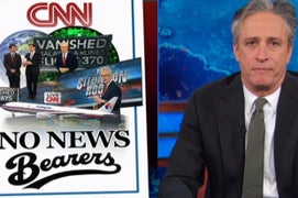 Jon Stewart Mocks Flight 370 News From CNN’s ‘Duh Room’ (Video)