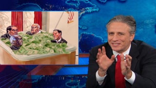 Jon Stewart and Aasif Mandvi on Money Equaling Speech: ‘Mo’ Money, Mo’ Pronouns’ (Video)