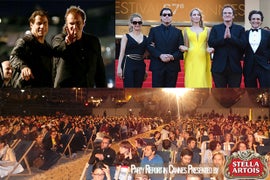 Quentin Tarantino, Uma Thurman, and John Travolta Celebrate ‘Pulp Fiction’s 20th With Beachside Screening (Photos)
