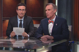 John Oliver and Bill Nye Slam Climate Change Skeptics: ‘Who Gives a S–t?’ (Video)