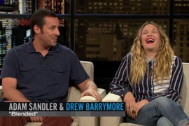 Adam Sandler, Drew Barrymore Explain Their On-Screen Chemistry (Video)