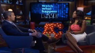 Andy Cohen Grills Kenya Moore Over Pressing Charges Against Porsha Williams (Video)