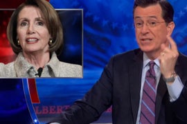 Stephen Colbert: Nancy Pelosi Makes a ‘Cinco de Mockery’ of Holiday (Video)