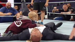 Wrestlemania XXX: WWE Honors Connor the Crusher, Boy With Cancer Who Toppled Triple H (Video)