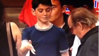 Jack Nicholson Leaves Young Fan Hanging at Clippers Game (Video)