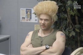 Joel McHale Interviews for Job as Street Fighter’s Guile (Video)
