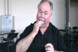 Sports Reporter Eats His Newspaper After Losing NFL Draft Bet (Video)