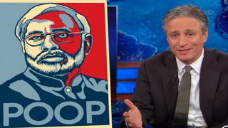 Jon Stewart Pitches Toilet-Related Slogans for New Indian Prime Minister (Video)