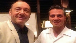 Drama Erupts Over Kevin Spacey Photo With Mexican President