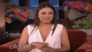 Mila Kunis on Pregnancy Cravings: Ashton ‘Stocked Our Fridge With Weird Food’ (Video)