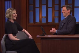 Jennifer Lawrence Blames Best Friend for Her Oscars After-Party Throwing Up (Video)