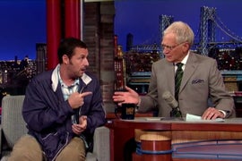 Adam Sandler Reveals His Non-Surgical Trick to Looking Young on ‘Letterman’ (Video)