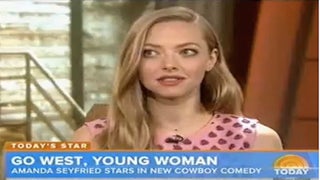 Matt Lauer Asks Amanda Seyfried If She’s a Mustache Woman (Video)