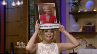 Jennifer Lawrence Nails ‘Name That Jen’ on ‘Live With Kelly and Michael’ (Video)