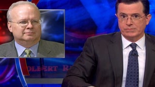 Stephen Colbert: Does Karl Rove Have a Brain Injury? (Video)