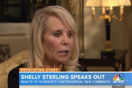 Donald Sterling’s Wife Calls the NBA Sexist in Interview With Savannah Guthrie (Video)