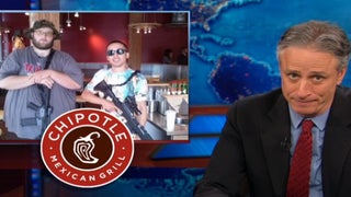 Jon Stewart on What’s Wrong With Taking a Gun to Chipotle (Video)