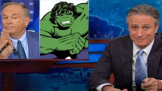 Jon Stewart Lauds Bill O’Reilly for Challenging Karl Rove (Video)