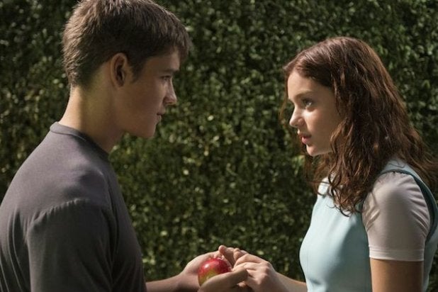 Brenthon Thwaites and Odeya Rush, 'The Giver'