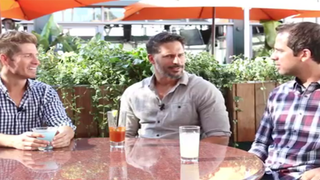 ‘True Blood’ Star Joe Manganiello and Brother Nick Manganiello Talk ‘La Bare,’ Childhood Dreams of Male Stripping (Video)