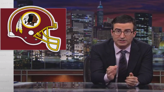 John Oliver Tackles the Washington Redskins’ Incredibly Racist Team Name (Video)