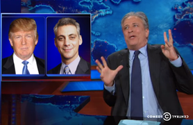 Jon Stewart Is So Clearly Sick of Donald Trump, He Can Barely Make Fun of Him (Video)