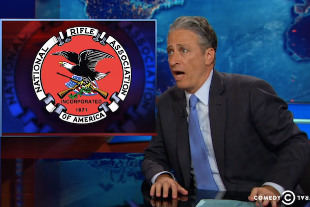 Jon Stewart Likens Japanese Child Porn to Americas Gun Laws (Video)