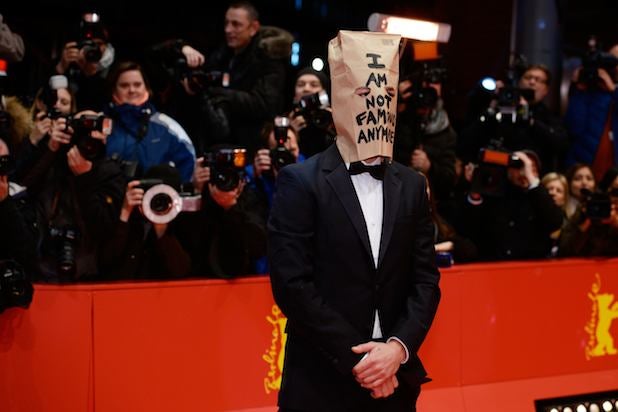 Shia LaBeouf at the Cannes premiere of "Nymphomaniac"