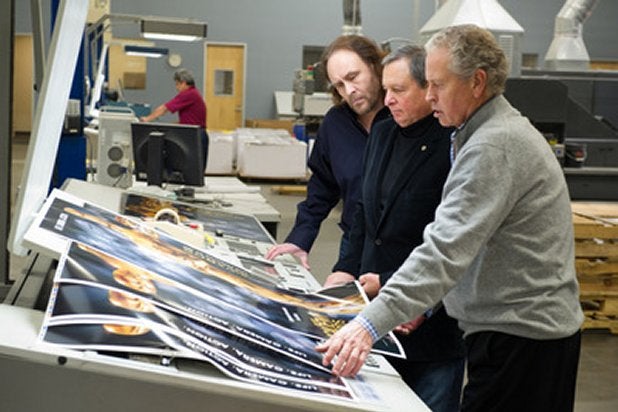 Mark Crawford, Tom Sherak, and Anthony Goldschmidt (from left)