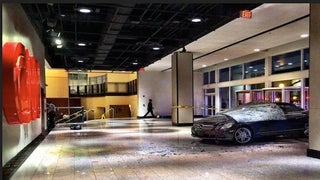 Driver Smashes Mercedes-Benz Into CNN Headquarters (Video)