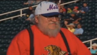 ‘Game of Thrones’ Author George R.R. Martin Fires Home the First Pitch for Dodgers’ Minor League Team (Video)