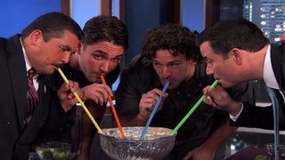 L.A. Kings Alec Martinez and Justin Williams Drink a Stanley Cup Margarita With Jimmy Kimmel (Video)