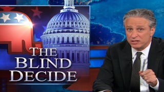 Jon Stewart Knocks Oliver North on Hostage Hypocrisy (Video)