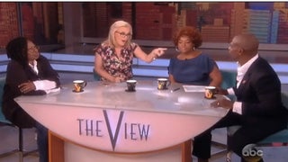 ‘View’ Guest Host Terry Crews Vociferously Defends Fatherhood to Protests by Single Mother Jenny McCarthy (Video)