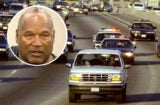 OJ Simpson in the white Bronco freeway chase