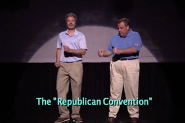Chris Christie and Jimmy Fallon Present ‘The Evolution of Dad Dancing’ (Video)