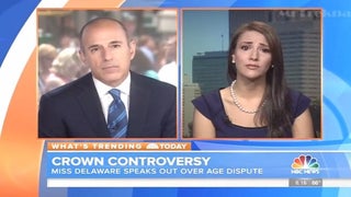 Matt Lauer Watches Helplessly as a Disqualified Beauty Queen Sobs on ‘Today’ (Video)