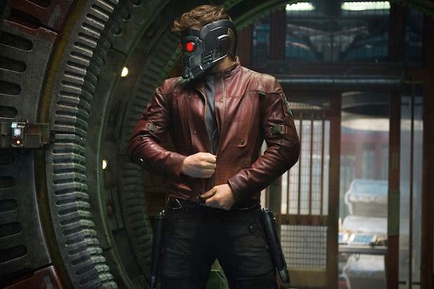 Chris Pratt as Star-Lord in "Guardians of the Galaxy"