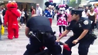 Costumed Spider-Man Busted for ‘Assaulting Police Officer’ in Times Square (Video)