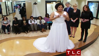 ‘Say Yes to the Dress: Atlanta’ Bride Finds Time and Dress Sizes Are Against Her (Exclusive Video)