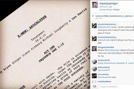 Bryan Singer Reveals New Characters in First Page of ‘X-Men: Apocalypse’ Script (Photo)