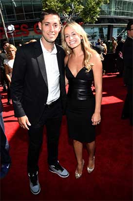 Clint Dempsey and guest at ESPY Awards Clint Dempsey and guest at ESPY Awards
