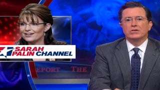 Stephen Colbert Buys TheSarahPalinChannel.com (Video)