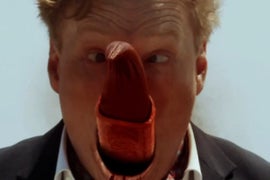 Conan O’Brien’s Head Gets Bitten Off in ‘Sharktopus Vs. Pteracuda’ (Video)