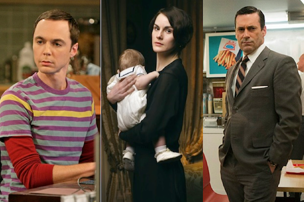 Jim Parsons from The Big Bang Theory, Michelle Dockery from Downton Abbey and Jon Hamm from Mad Men