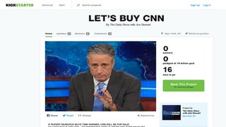 Jon Stewart Launches $10 Billion ‘Let’s Buy CNN’ Kickstarter Campaign – Sorta