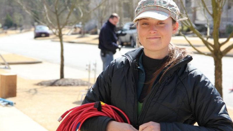 Sarah Jones, the camera assistant killed on the set of "Midnight Rider"