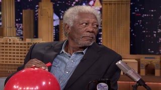 Morgan Freeman ‘Very Undignified’ During Helium Interview on ‘Tonight Show’ (Video)